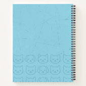 Carnet Visages d'animaux pastel divisés (Dos)