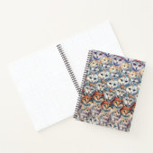 Carnet Visages de chat Motif Hexagone (Intérieur)