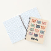 Carnet Visages de chaton Kawaii Adorables (Intérieur)