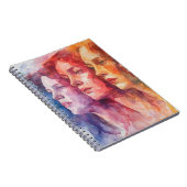 Carnet Visages des femmes - Peinture aquarelle (Côté Droit)