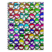 Carnet Visages souriants cool (Devant)