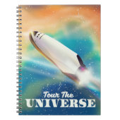 Carnet Visitez l'art spatial de l'Univers. (Devant)