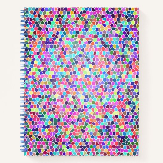 Carnet Vitrail coloré (Devant)