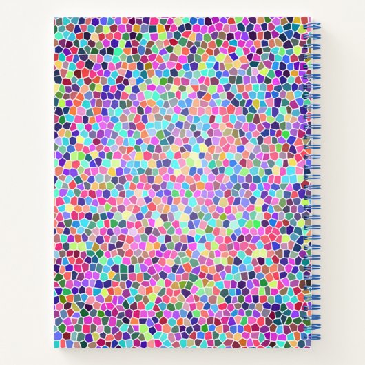 Carnet Vitrail coloré (Dos)