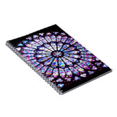 Carnet Vitrail de Paris Notre-Dame - La Rose (Côté Droit)