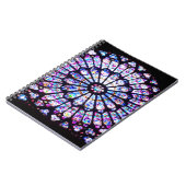 Carnet Vitrail de Paris Notre-Dame - La Rose (Côté gauche)