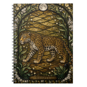 Carnet Vitrail d'Illumina Fourré de rocher léopard