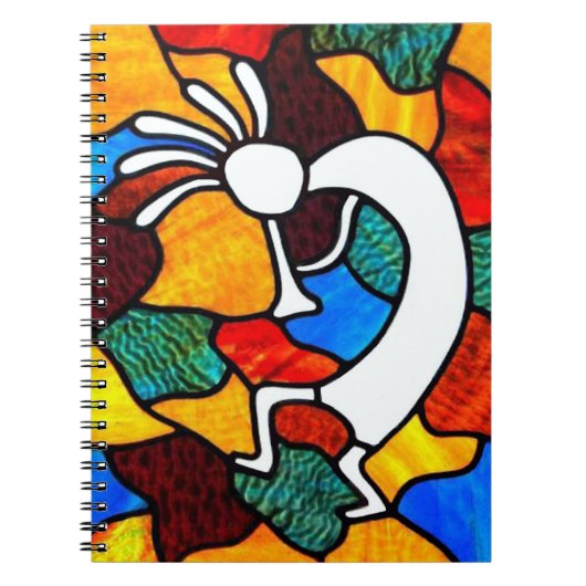 Carnet Vitrail Kokopelli (Devant)