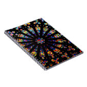 Carnet vitraux de l'église couleurs (Côté Droit)