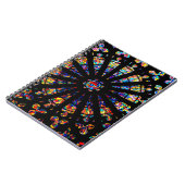 Carnet vitraux de l'église couleurs (Côté gauche)