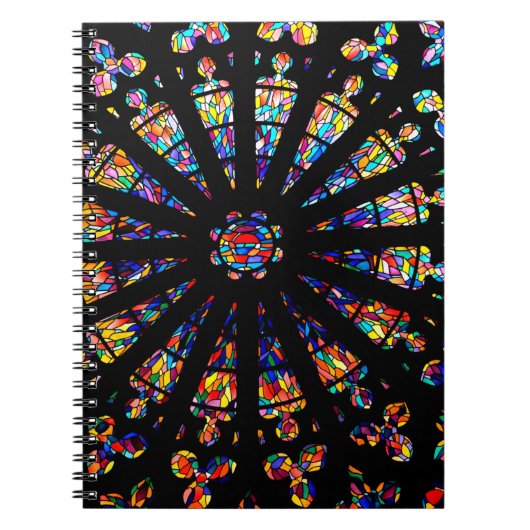 Carnet vitraux de l'église couleurs (Devant)