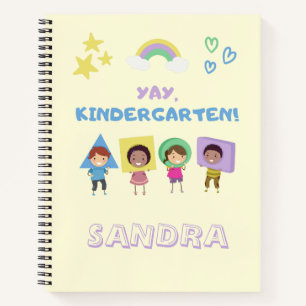 Carnet Vive la maternelle ! Enfants mignons genre neutre