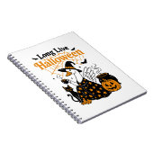 Carnet Vive la sorcière de l'oie d'Halloween (Côté Droit)