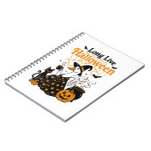 Carnet Vive la sorcière de l'oie d'Halloween (Côté gauche)