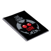 Carnet Vivez Riez Rôdez Mothman Cryptide (Côté Droit)