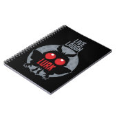 Carnet Vivez Riez Rôdez Mothman Cryptide (Côté gauche)