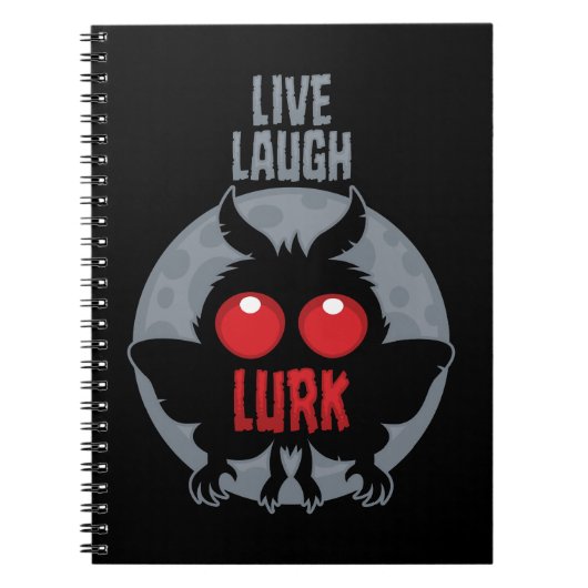 Carnet Vivez Riez Rôdez Mothman Cryptide (Devant)
