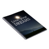 Carnet Vivez vos rêves Motivation Citation (Côté Droit)