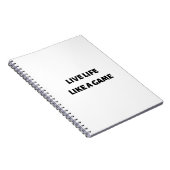 Carnet Vivre comme un jeu (Côté Droit)