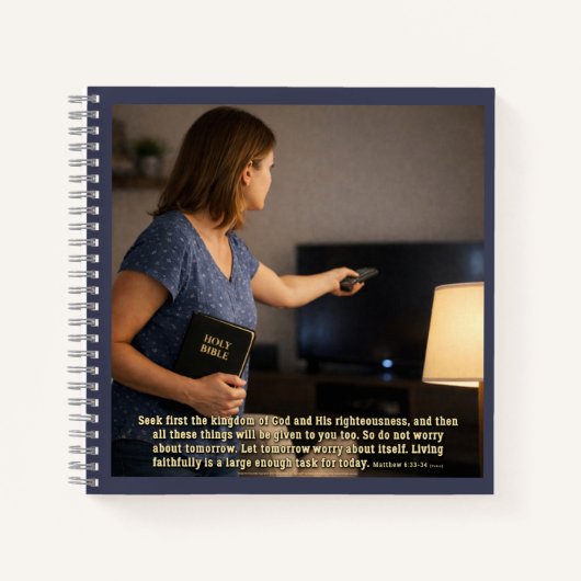Carnet Vivre fidèlement suffit (Devant)