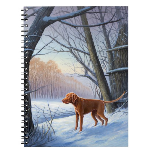 Carnet Vizla Qu'il neige Noël (Devant)