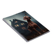 Carnet Vizsla Halloween effroi (Côté Droit)