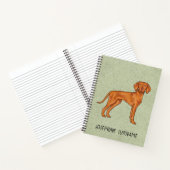 Carnet Vizsla Hongrois Chien Pointer Mignon Avec Texte Pe (Intérieur)