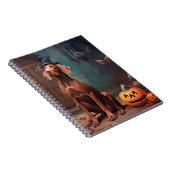 Carnet Vizsla Potirons Halloween Épouvantable (Côté Droit)