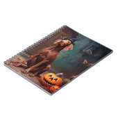 Carnet Vizsla Potirons Halloween Épouvantable (Côté gauche)