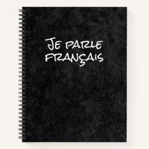 Carnet Vocabulaire d'apprentissage linguistique Faux Cuir
