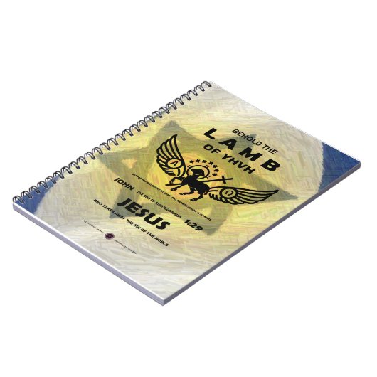 Carnet Voici l'agneau de YHVH (Côté gauche)