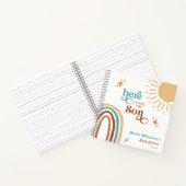 Carnet Voici le Baby shower garçon Son Sunshine (Intérieur)