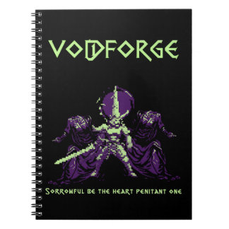 Carnet Voidforge "Pénitent" Art Pixel Dark Fantasy