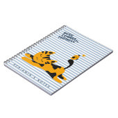 Carnet Voilà les ennuis ! Cute Chat - Bleu Striped Kids (Côté gauche)