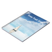 Carnet Voile calme avec ciel bleu (Côté gauche)