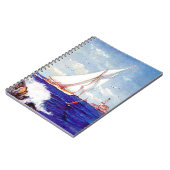 Carnet Voile Par le phare par Albert B. Marques (Côté gauche)