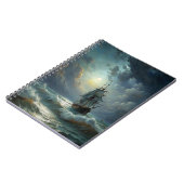 Carnet Voilier dans l'océan (Côté gauche)