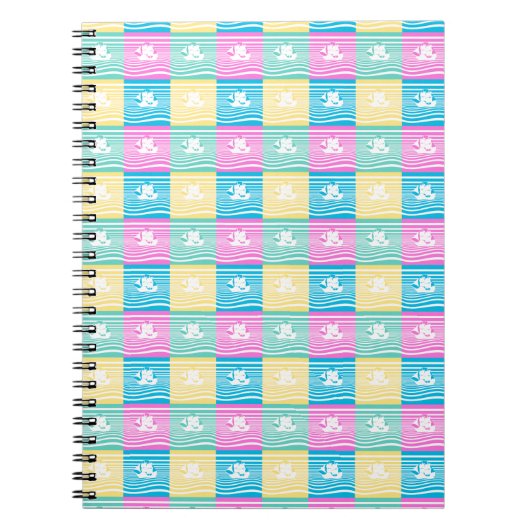 Carnet Voilier motif (Devant)