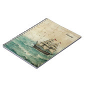 Carnet Voilier vintage (Côté gauche)