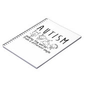 Carnet Voir le monde sous un angle différent Autisme (Côté gauche)