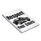 Carnet Voiture amusante - Respect Vintage Vos Aînés Class (Côté Droit)