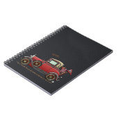 Carnet Voiture ancienne mignonne (Côté gauche)