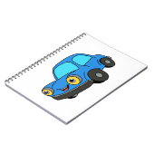 Carnet Voiture bleue (Côté gauche)