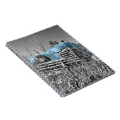 Carnet Voiture bleue vintage (Côté Droit)