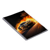 Carnet - voiture de course (Côté Droit)
