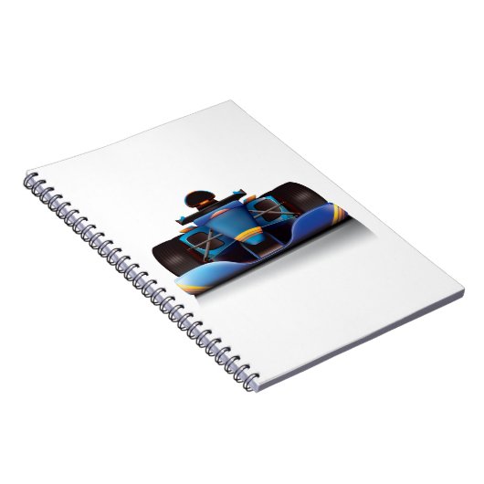 Carnet Voiture de course bleue (Côté Droit)