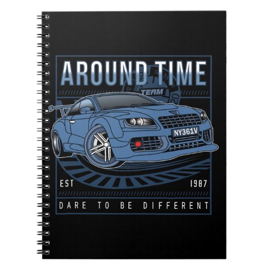 Carnet Voiture de course _ Moteur 13 (Devant)