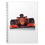 Carnet Voiture de course rouge (Devant)