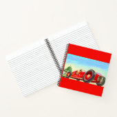 Carnet Voiture de course rouge 1950 (Intérieur)
