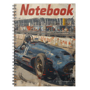 Carnet Voiture de course vintage
